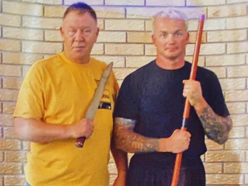 Bill Newman und Toni Schmidt – Probetraining Zentrum für Selbstverteidigung Ludwigshafen